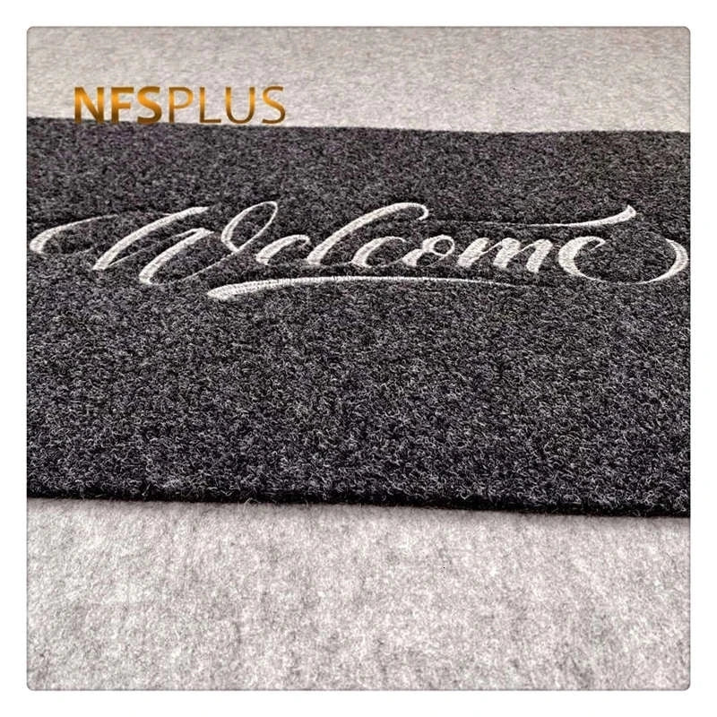 Welcome Front Door Mat Hallway Entrance Doormat Shoes Clean Carpet Rug 40x60cm Waterproof Anti-Slip Floor Mats Home Decoration