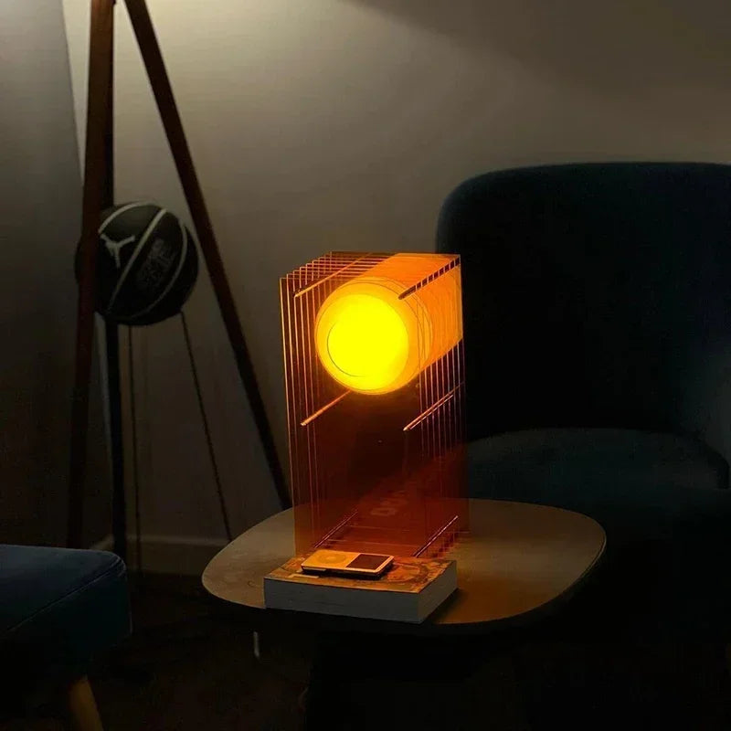 Nordic Style Bedroom Ambient Lamp Artistic Atmosphere Lamp for Living Room and Bedroom Illuminating Desk Lamp