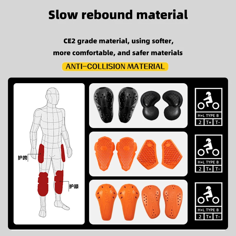 Men's Moto Jeans Motorcycle Pants Protective Gear Touring Motorbike Trousers Motocross CE Protective Stretch Jeans