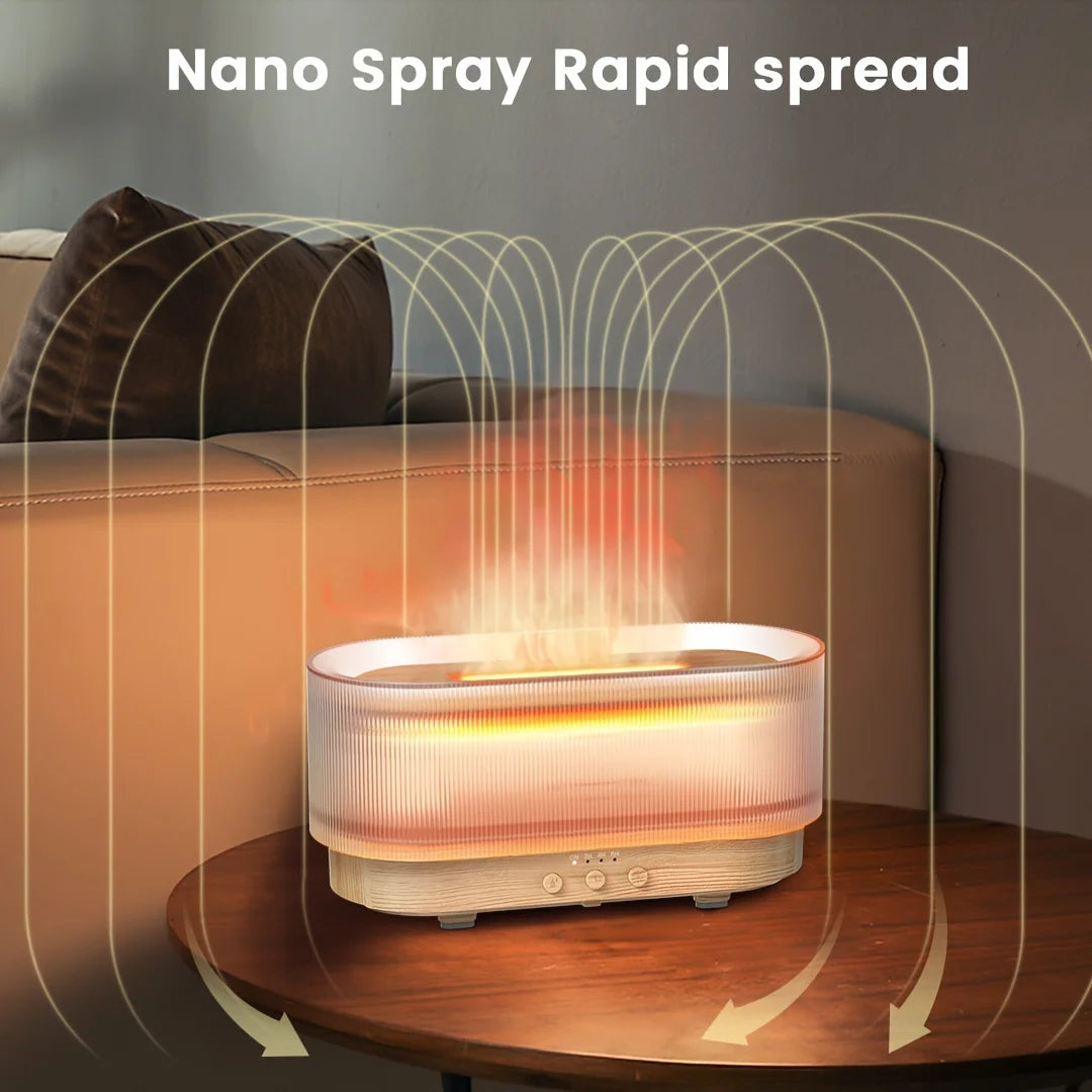 Sejoy Humidifier 300ml 6 Colors Mood Flame Light Diffuser
