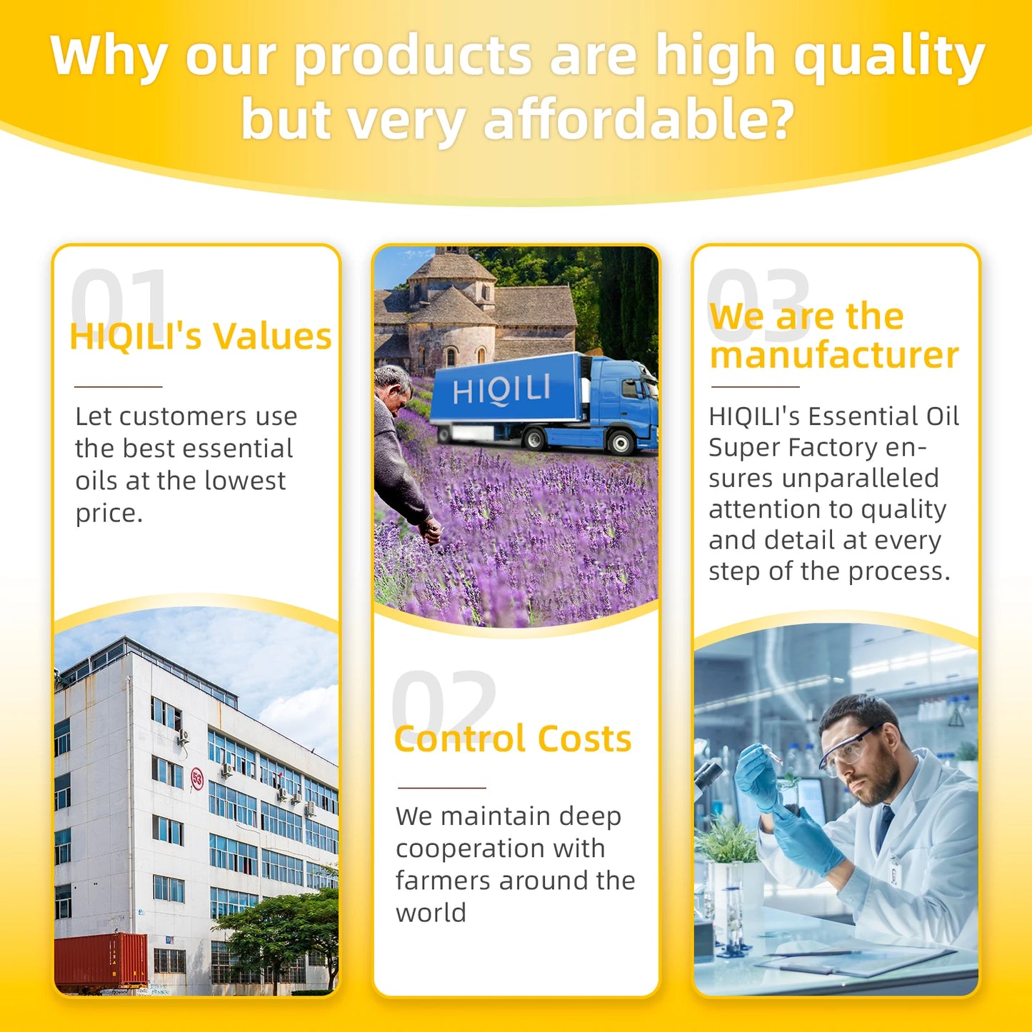 HIQILI 100ML Ylang Ylang Essential Oils for Aromatherapy