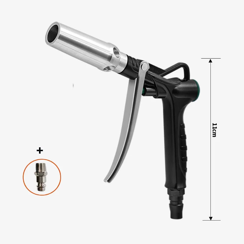Pneumatic Air Blow Gun High Pressure Dust Aluminum Alloy Pistol Duster Cleaner with Adjustable Muzzle