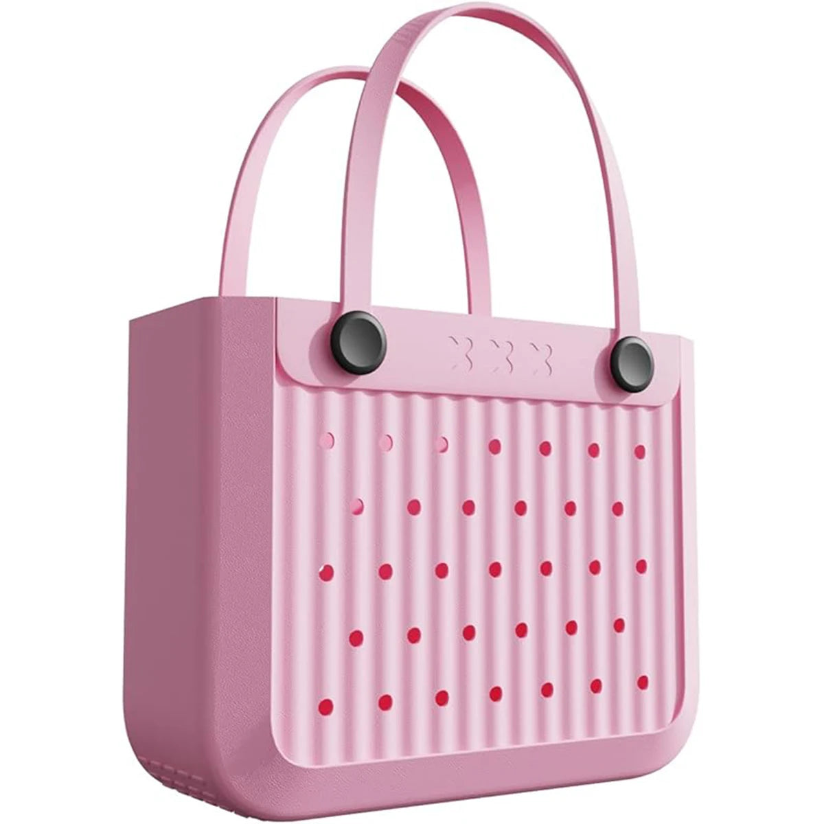 Waterproof EVA Beach Tote Bag Large Washable Rubber Travel Handbags for Sports Outdoor Anti-Tip Gift for Women