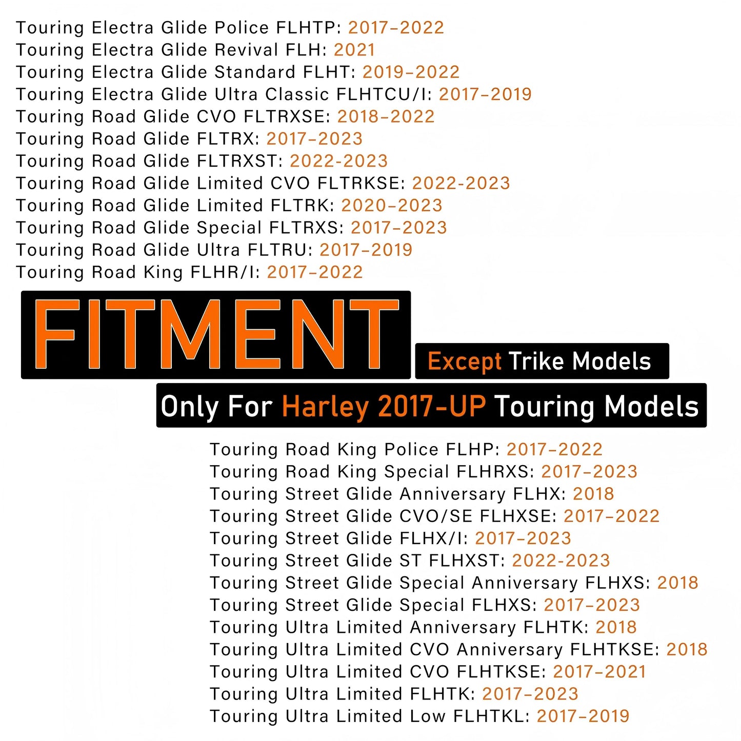 Sharkroad True Dual Header Exhaust for Harley 2017 Up Touring Road King Street Glide Road Glide Head Pipes Upgrade