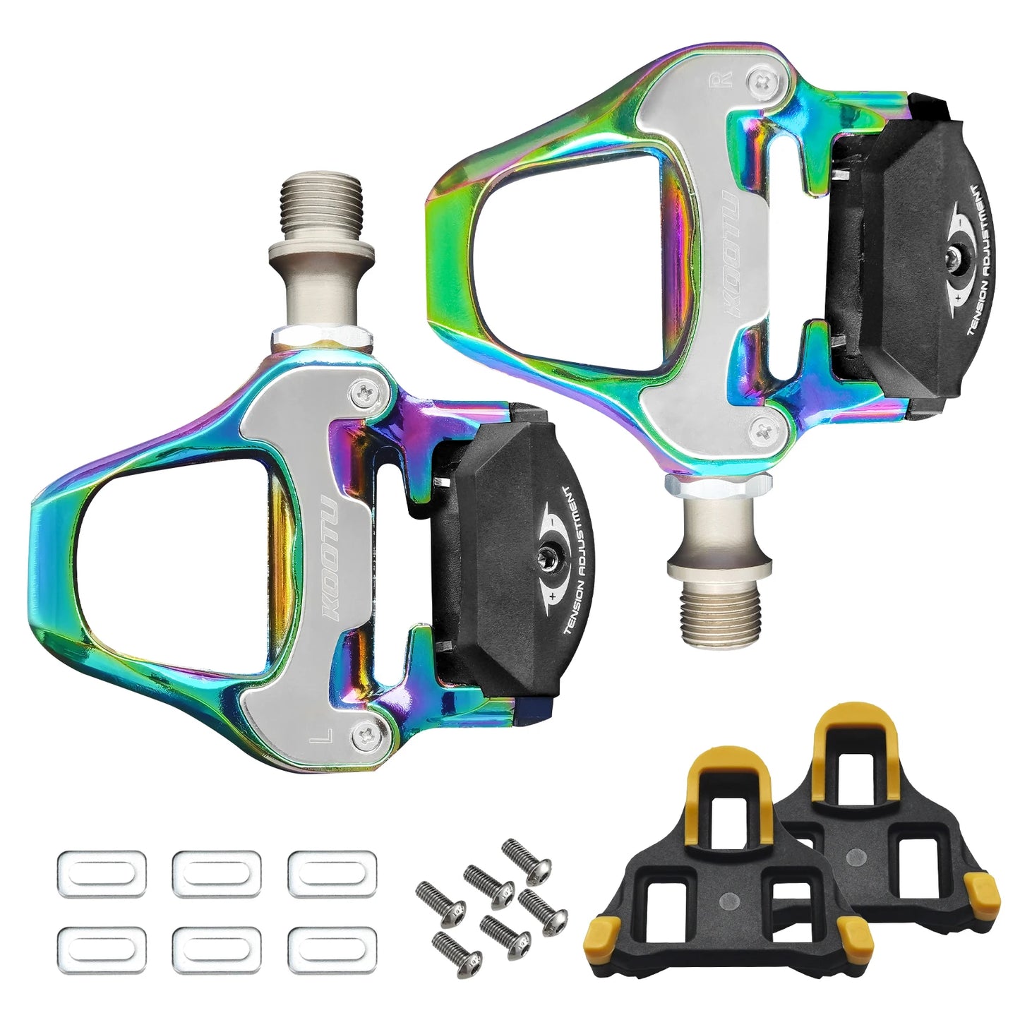 US Warehouse Road Bike Clipless Pedals With Sealed Bearings