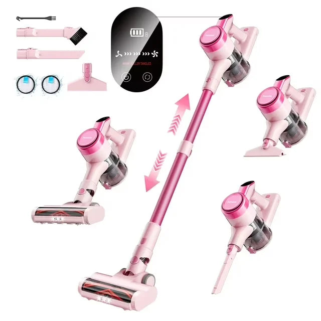 Homeika Cordless Vacuum Cleaner 23KPa 48 Minutes Powerful Suction LED Display Lightweight Stick Vacuum for Hard Floor Carpet and Pet Hair