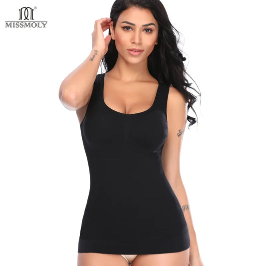 Shapers Slimming Tank Tops Women Tummy Control Shapewear New Comprission Camisole Body Shaper Waist Trainer Padded Corset