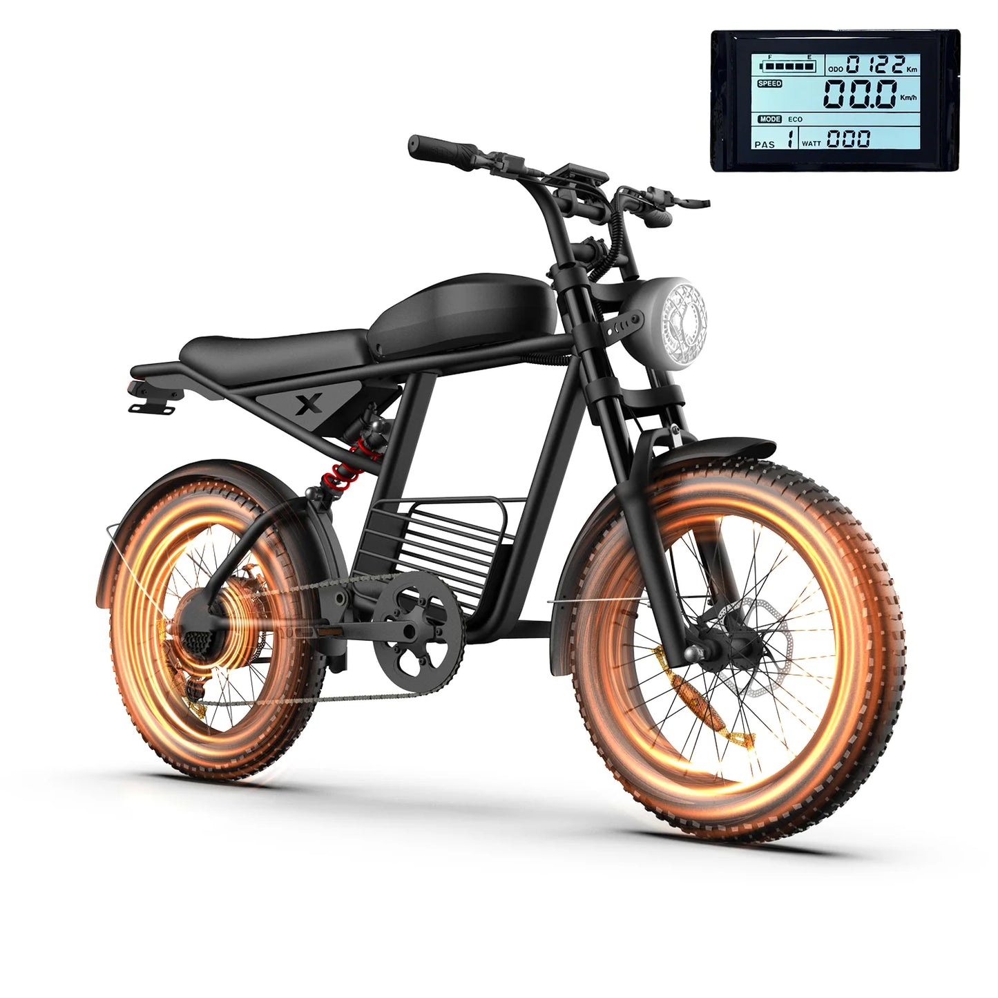 Electric Bike for Adults 1500W Peak Motor Max 35MPH 56 Mile Range 18.9AH Battery 20 Inch Fat Tire Commuting Ebike