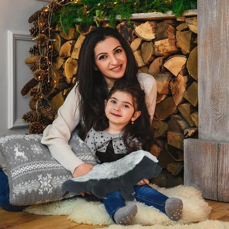 30cm Honey Badger Stuffed Toy Plush Doll Gift For Kids