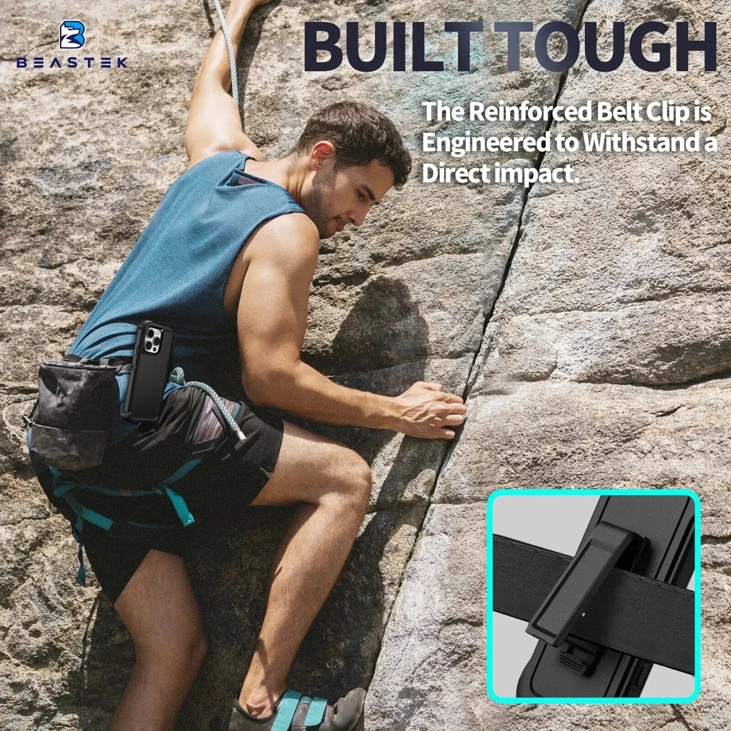 3 In 1 Heavy Shockproof PC TPU Rugged Phone Case with Belt Clip for iPhone 14 13 12 11 15 16 Pro Max Mini XR XS Max X SE 7 8 Plus