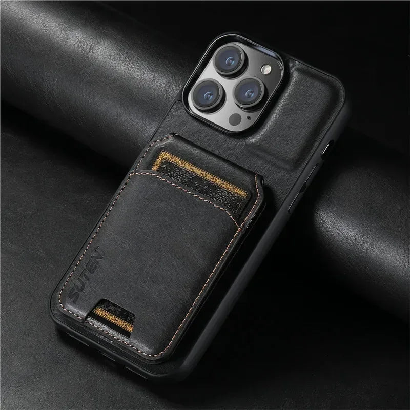 Luxury Wallet Phone Case Leather Magnetic Pocket Cover For iPhone 16 15 14 13 12 11 Pro Max Plus XS XR 16ProMax
