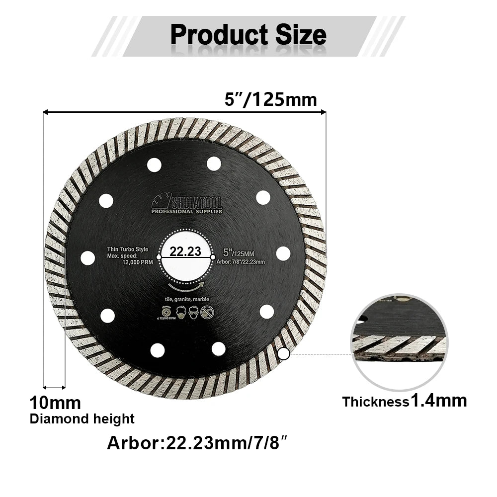 Diamond Turbo Saw Blade