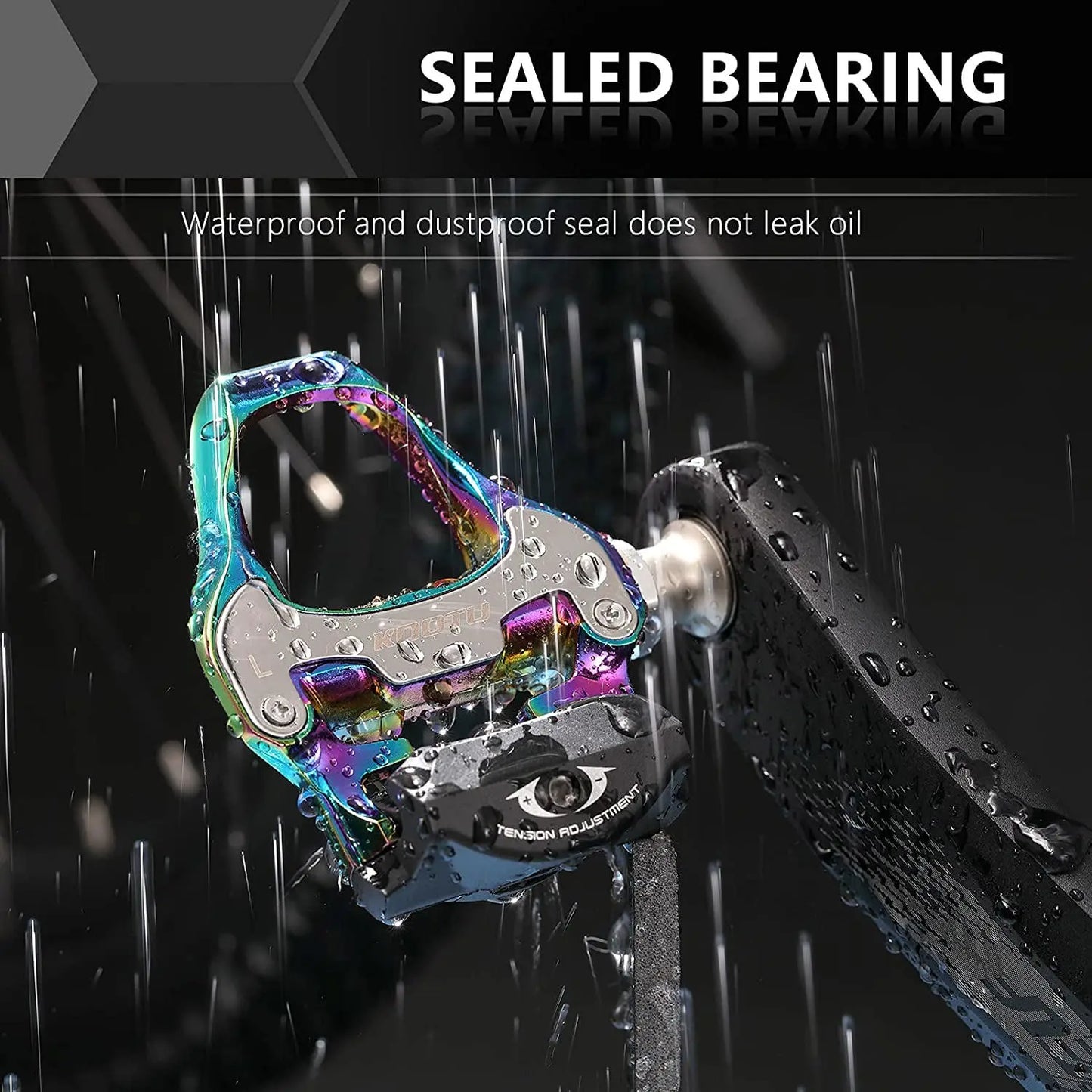 US Warehouse Road Bike Clipless Pedals With Sealed Bearings