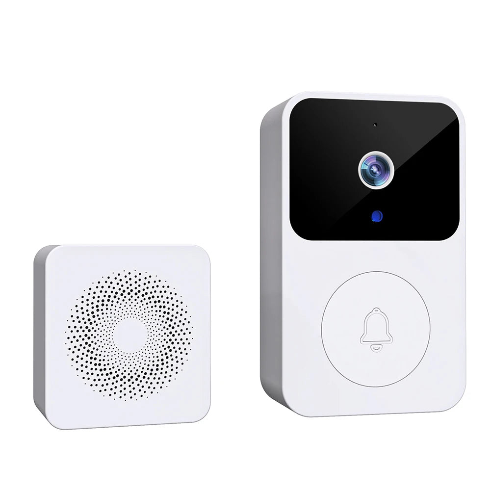2.4GHz WiFi Doorbell Camera IR Night Vision Smart Door Bell Two-way Intercom Visual