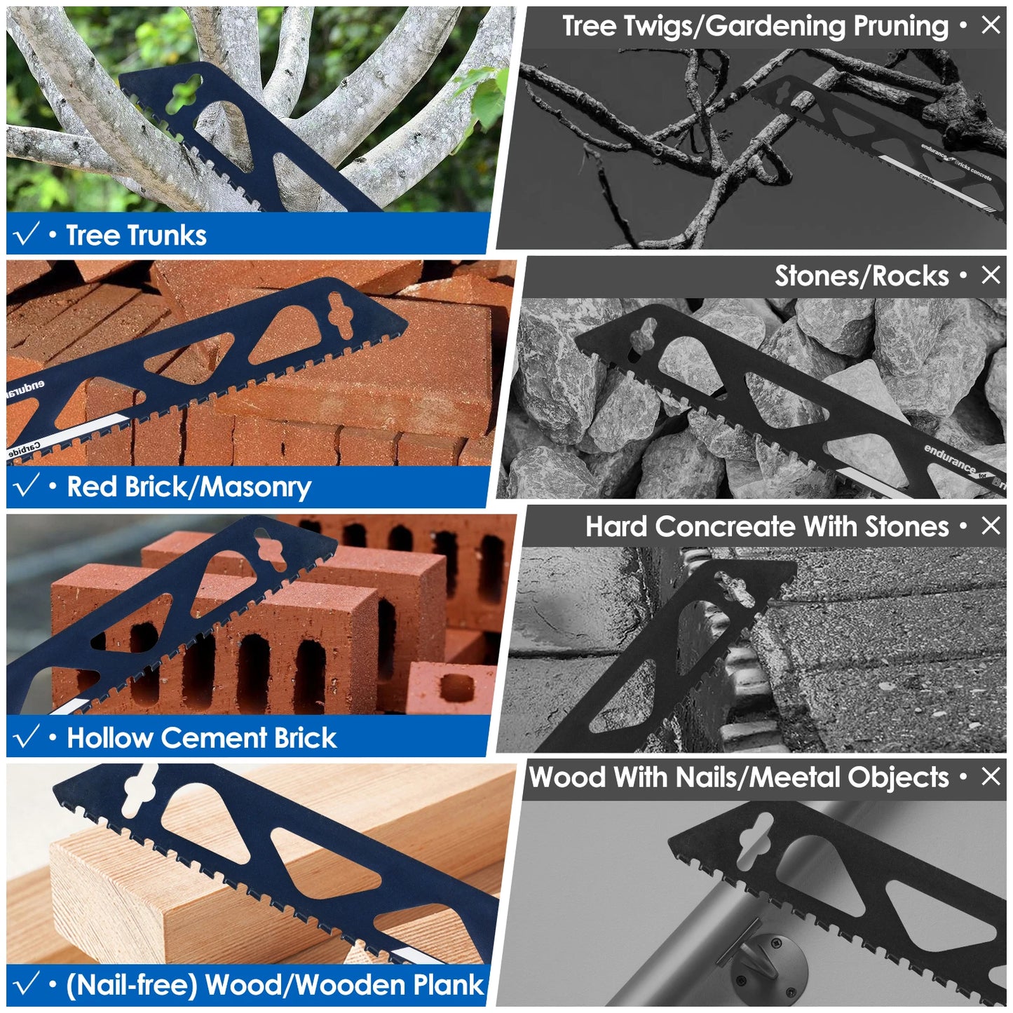 12/18in Reciprocating Saw Blade Universal Cutting Tool