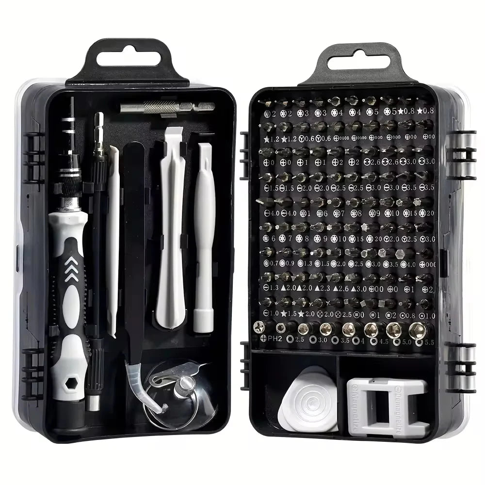 JCD Precision Screwdriver 115 in 1 Set Multifunctional Professional Repair Tool with 98 Pieces Magnetic