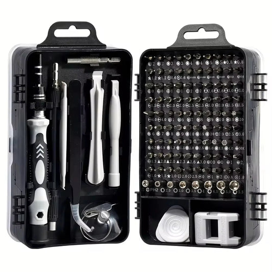 JCD Precision Screwdriver 115 in 1 Set Multifunctional Professional Repair Tool with 98 Pieces Magnetic