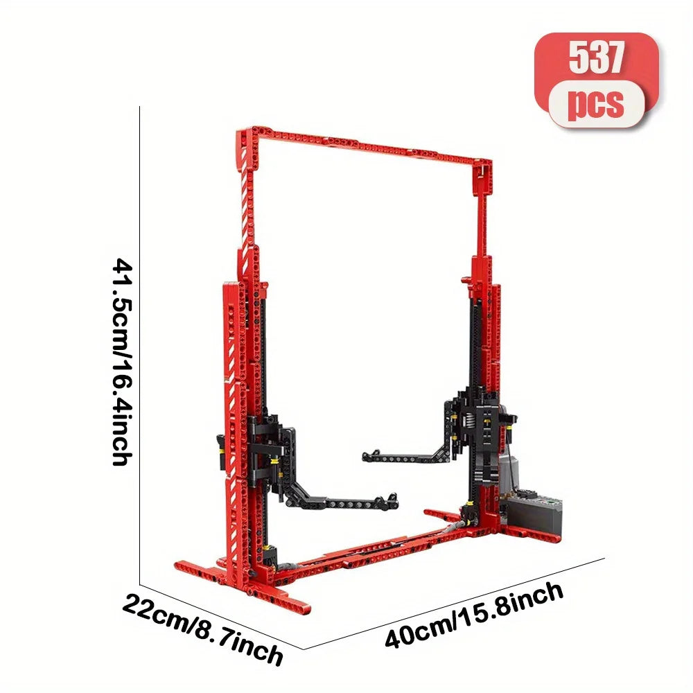 Mould Building Blocks High Tech APP RC Motorized Car Lift Model Assemble Bricks Car Parts Kids Toys Christmas Gifts