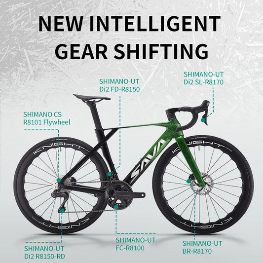 SAVA SLR8 Full Carbon Fiber Road Bike Ultegra Di2 8170 Kit Competition