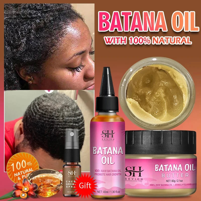 100% Batana Hair Fast Growth Oil Set and Mask Treatment