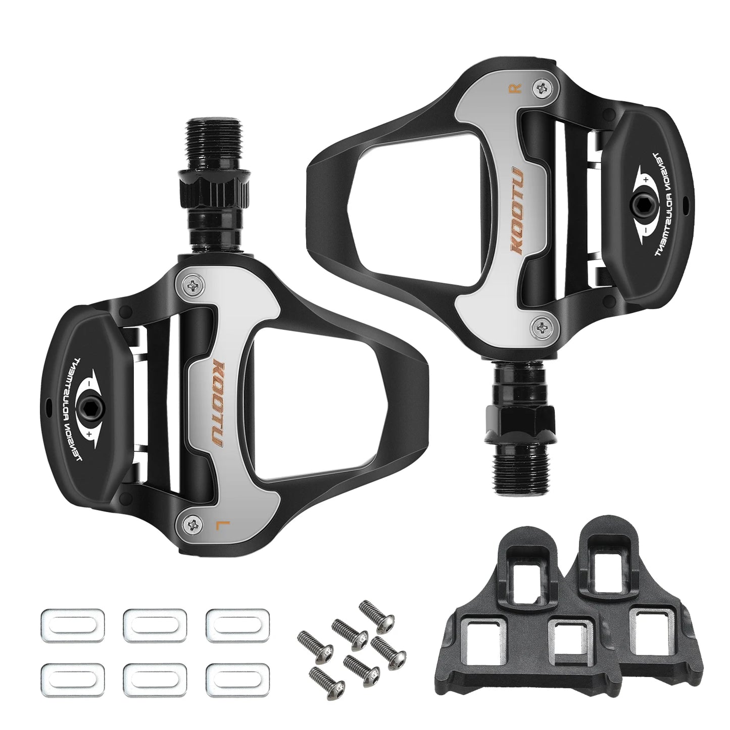 US Warehouse Road Bike Clipless Pedals With Sealed Bearings