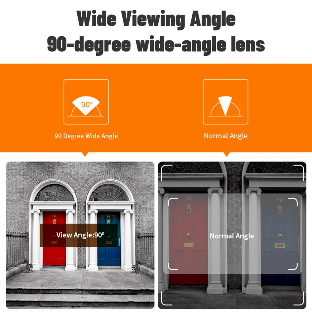 Home Security Peephole Video Doorbells  Eye Camera Support Video