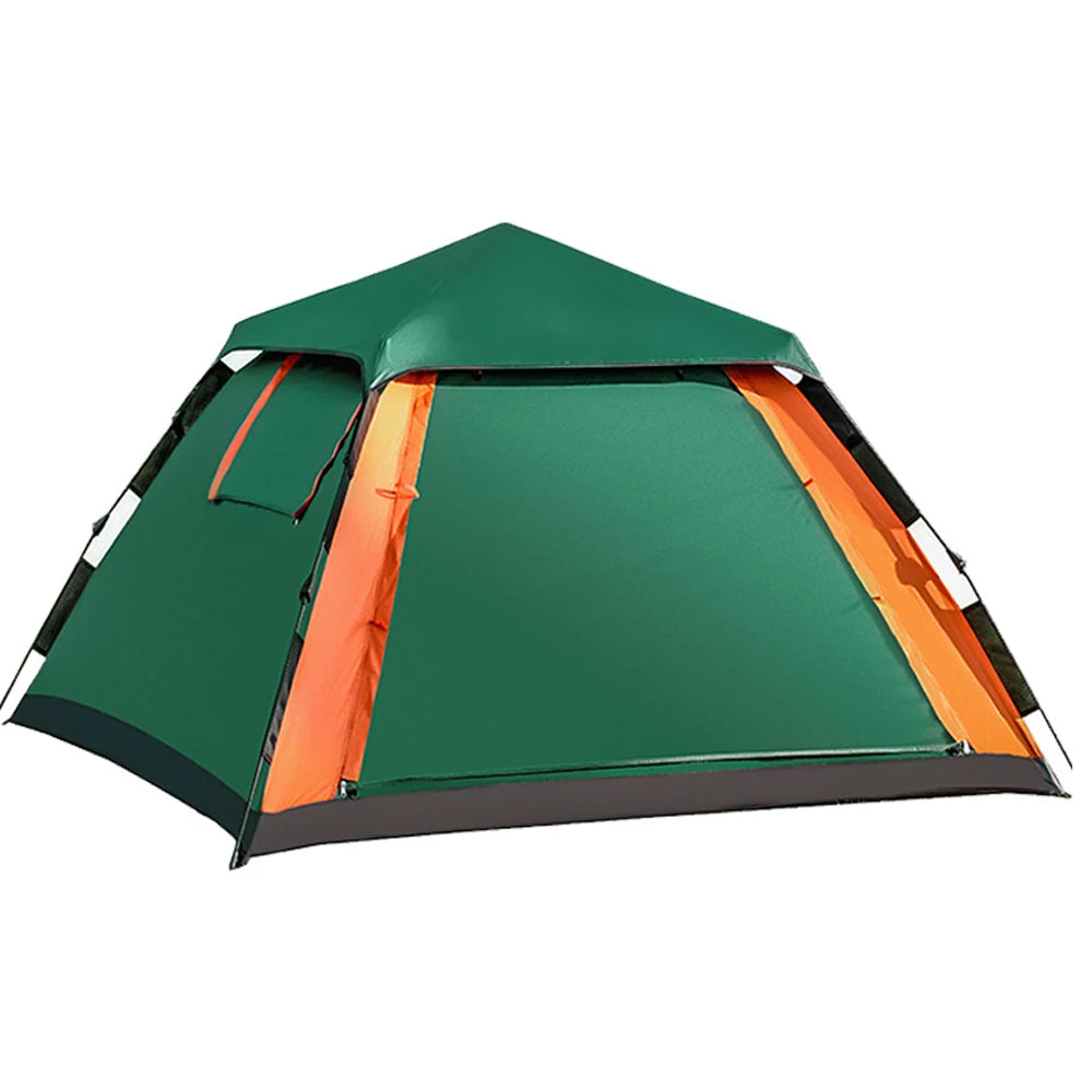 Portable Outdoor Folding Tent Fully Automatic Quick Opening Tent for 3 to 4 Person Camping Rain Proof Sun Proof