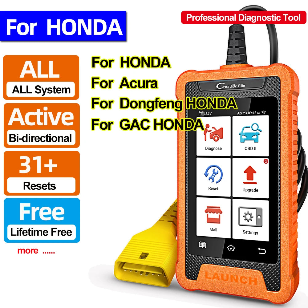 Lifetime Free Update Launch X431 Elite Car Diagnostic Tool Full System Scanner ECU Coding 31 Reset Service for Audi Benz BMW GM