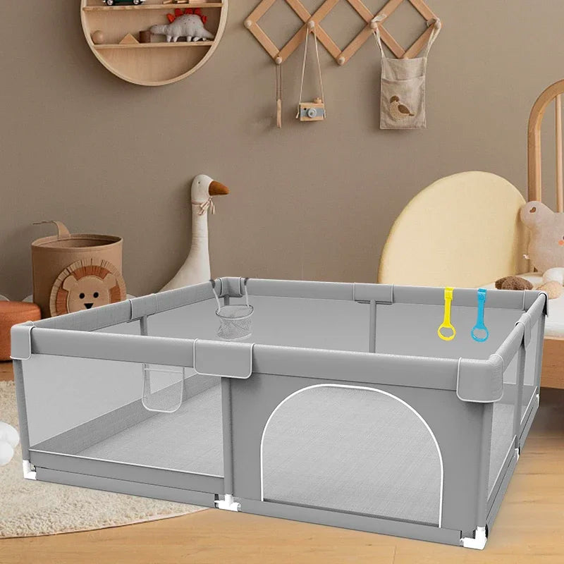 IMBABY Spacious Baby Playpen Washable Safety Barrier for Toddlers