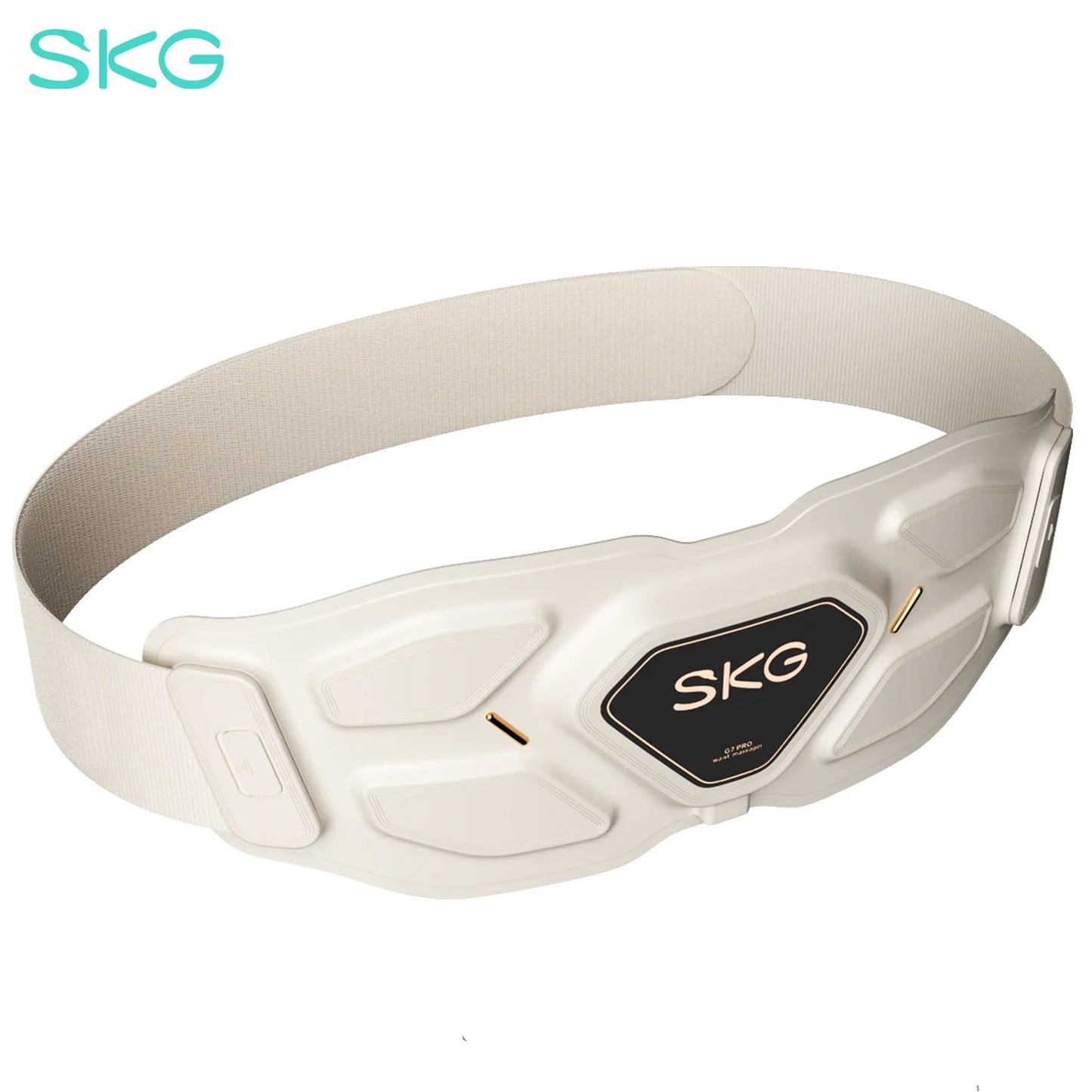 SKG Lower Back Massager for Pain Relief Adjustable Cordless Heating Pad Infrared Vibrating Back Massager Waist Lumbar Belt Gift