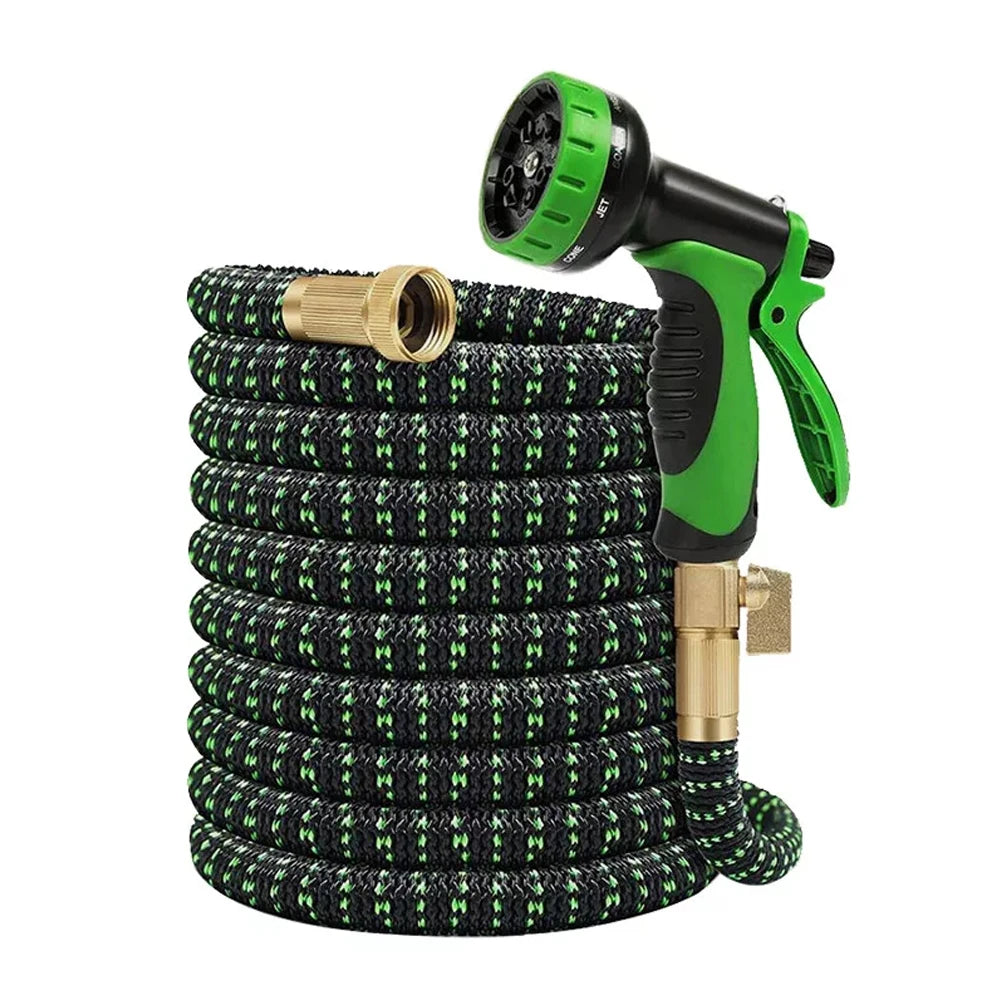 Garden Hose 25 Ft Non Expanding Lightweight Flexible Kink Free Leak Proof Abrasion Resistant Water Hose