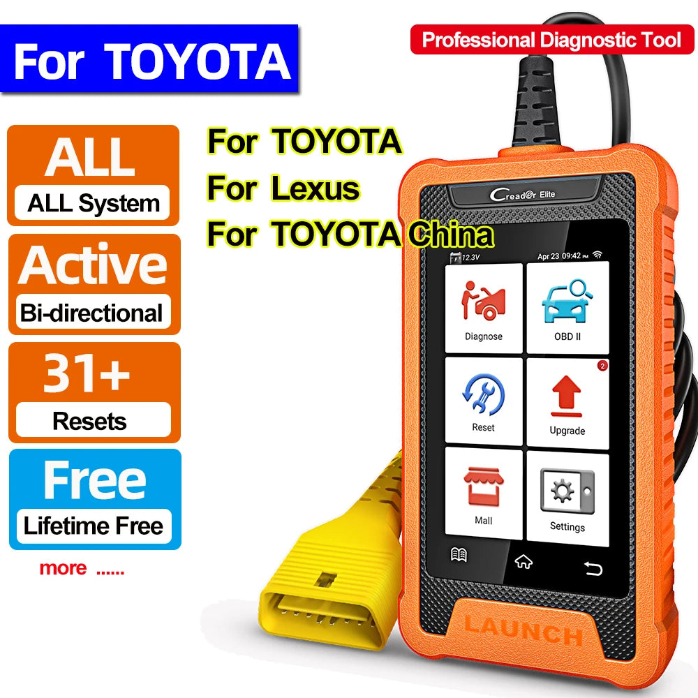Lifetime Free Update Launch X431 Elite Car Diagnostic Tool Full System Scanner ECU Coding 31 Reset Service for Audi Benz BMW GM