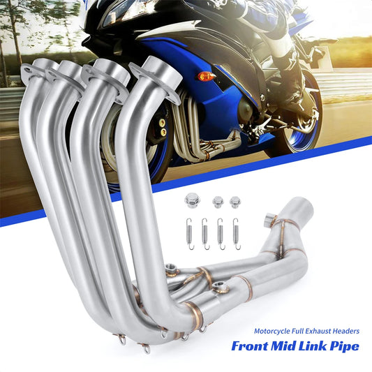 Motorcycle Stainless Steel Exhaust Muffler Pipe System Header Pipes for Yamaha YZF R6 2006 to 2014