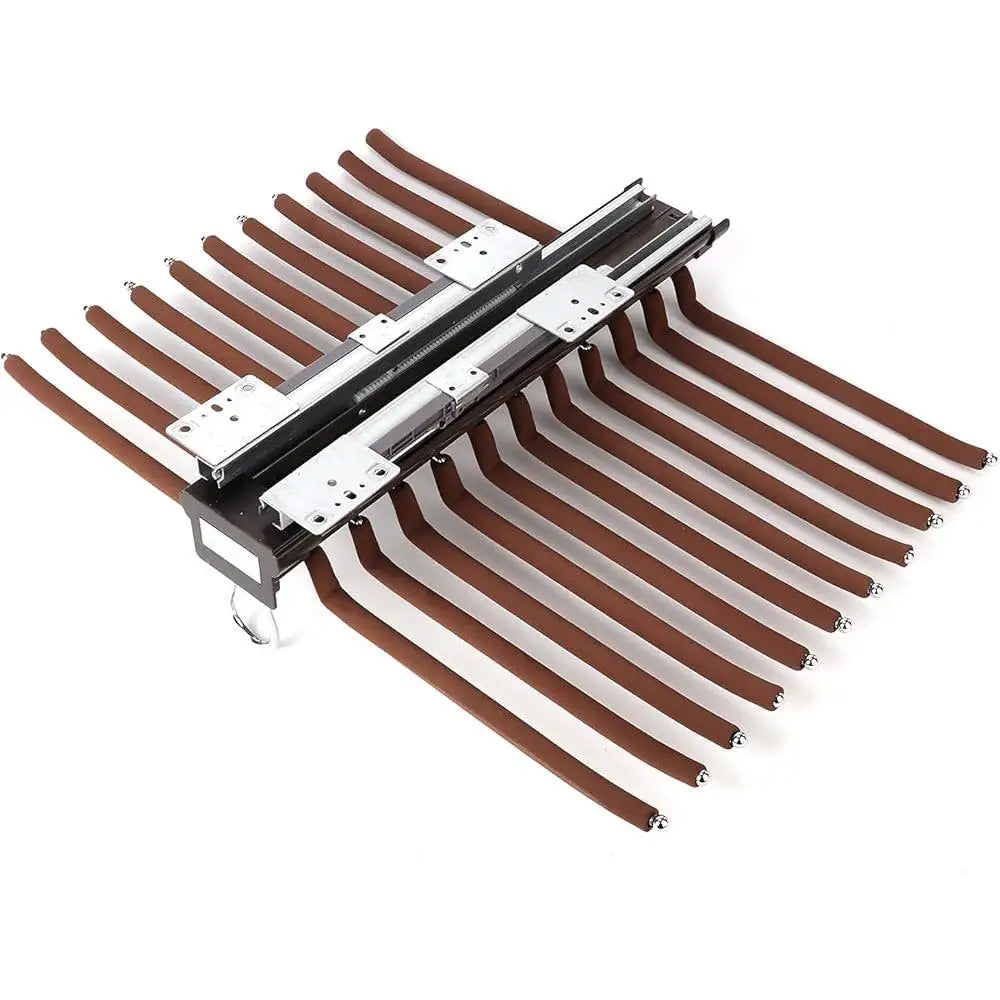 Pull Out Trousers Rack 22 Arms Steel Hanger Bar Space Saving Clothes Organizer for Pants Jeans Scarves Ties 33 Pounds Load Capacity