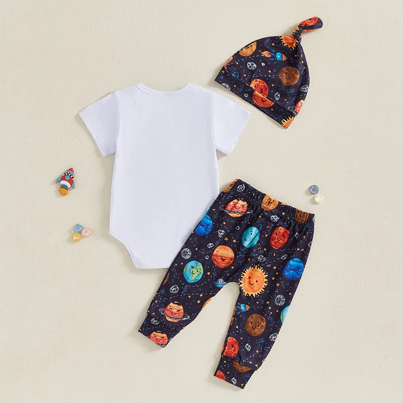 Baby Girl Half Birthday Outfits Floral Print Bodysuit Set