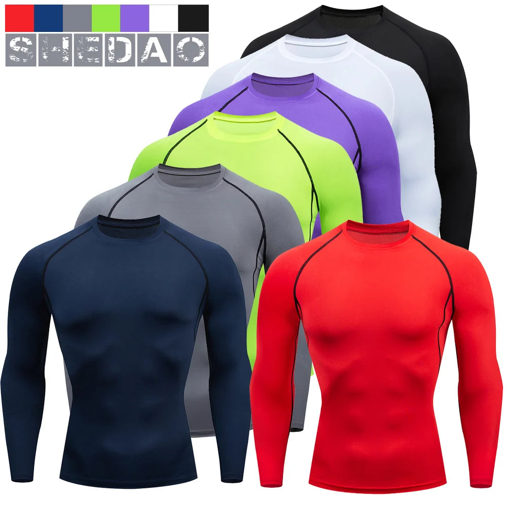 2pcs Men's Compression Sportswear Suit GYM Tight Yoga Sets